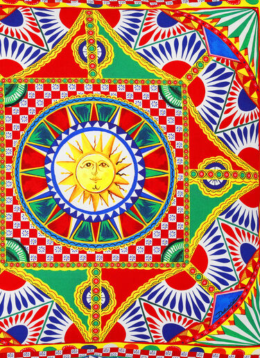 Canvas Cushion medium Dolce & Gabbana Casa Canvas Cushion medium Multicoloured wps0690033