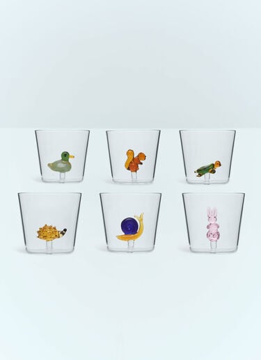 Set of Six Animal Farm Tumblers Ichendorf Milano Set of Six Animal Farm Tumblers Multicolour wps0691178
