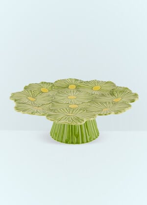 Bordallo Pinheiro Maria Flor Large Cake Stand Green wps0691204