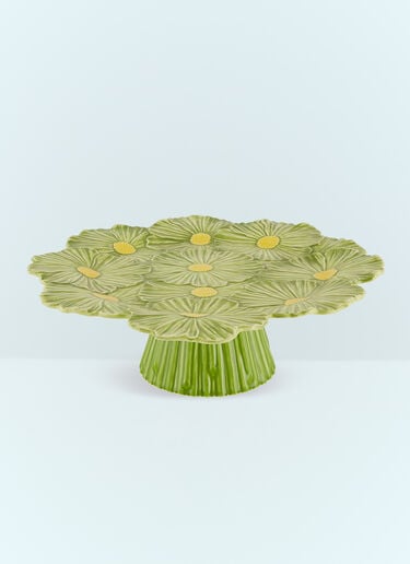 Maria Flor Large Cake Stand Bordallo Pinheiro Maria Flor Large Cake Stand Green wps0691204