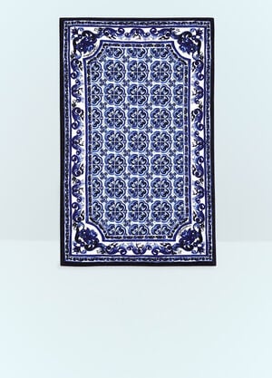 Dolce & Gabbana Casa Blu Mediterraneo Beach Towel Blue wps0691222