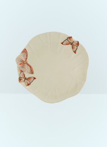 Set Of Two Cloudy Butterflies Charger Plates Bordallo Pinheiro Set Of Two Cloudy Butterflies Charger Plates Cream wps0691268
