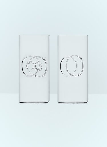 Set Of Six Decò Tall Glasses Ichendorf Milano Set Of Six Decò Tall Glasses Clear wps0691355