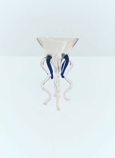 Les-Ottomans Medusa Glass Blue wps0691371