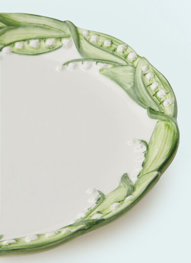 Lily Of The Valley Dinner Plate Les-Ottomans Lily Of The Valley Dinner Plate Multicolour wps0691379