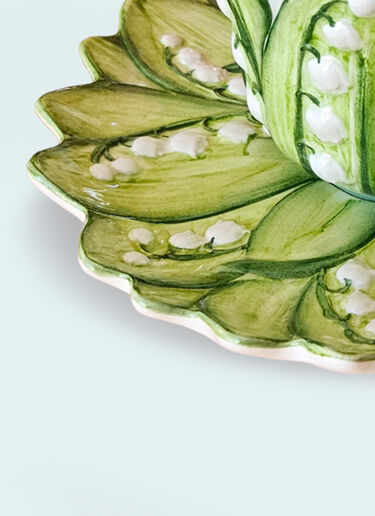 Lily Of The Valley Teacup And Saucer Set Les-Ottomans Lily Of The Valley Teacup And Saucer Set Multicolour wps0691385