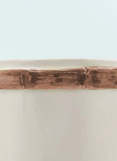 Set Of Two Bamboo Mugs Les-Ottomans Set Of Two Bamboo Mugs White wps0691391