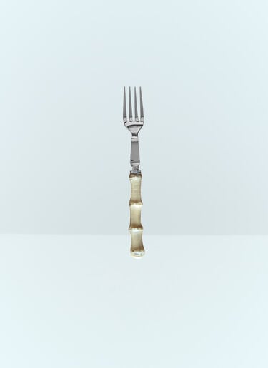 Les-Ottomans Set Of Five Bamboo Cutlery Silver wps0691394