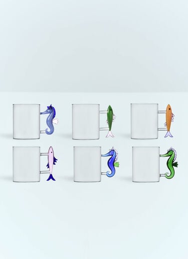 Set Of Six Marine Garden Mugs Ichendorf Milano Set Of Six Marine Garden Mugs Clear wps0691500