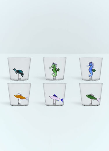 Set Of Six Marine Garden Tumblers Ichendorf Milano Set Of Six Marine Garden Tumblers Clear wps0691501