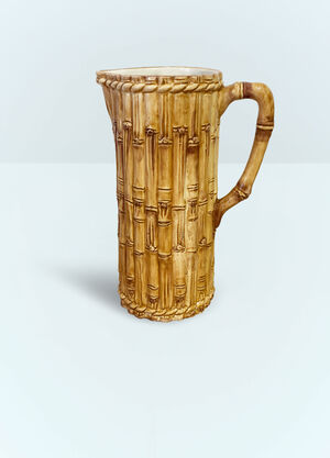 Les-Ottomans Bamboo Ceramic Jug Beige wps0691540