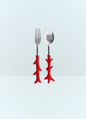 Les-Ottomans Coral Serving Set Red wps0691543