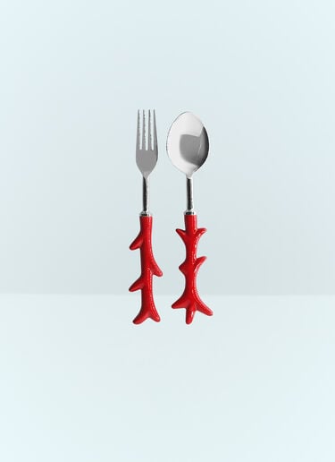 Coral Serving Set Les-Ottomans Coral Serving Set Red wps0691543