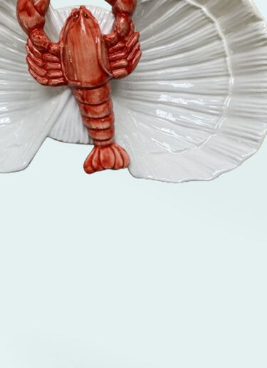 Two Shells Lobster Starter Plate Les-Ottomans Two Shells Lobster Starter Plate White wps0691545