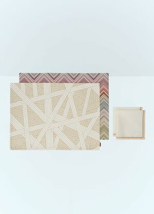 Missoni Set Of Marea and Nastri Placemat And Napkin Multicolour wps0691602