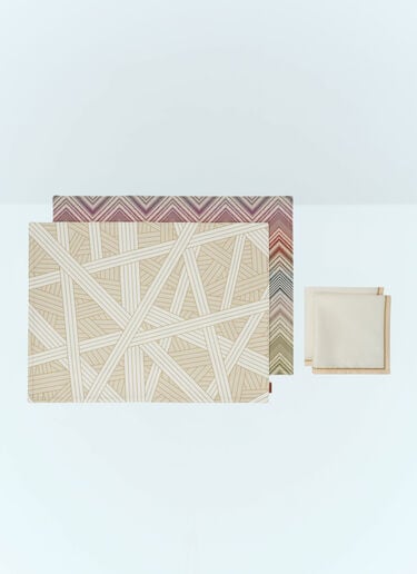 Missoni Set Of Marea and Nastri Placemat And Napkin Multicolour wps0691602