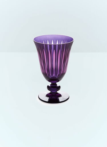 L'Objet Set Of Four Prism Wine Glasses Purple wps0691624