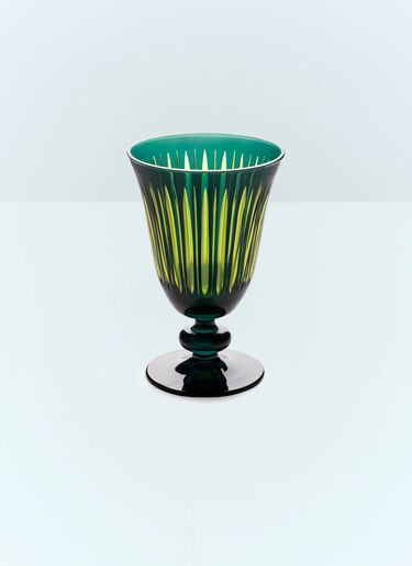 L'Objet Set Of Four Prism Wine Glasses Green wps0691627