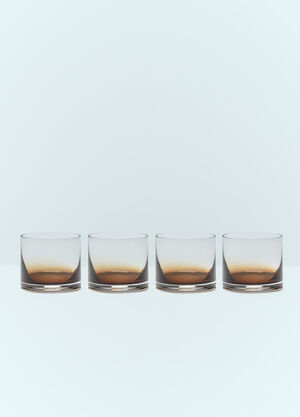 Serax Set Of Four Amber Zuma Tumblers Brown wps0691665