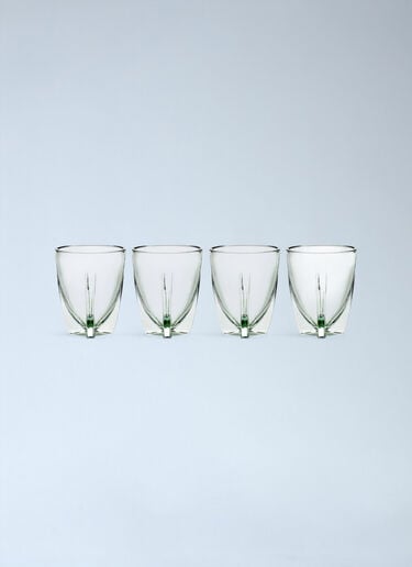Serax x Ann Demeulemeester Set Of Four Dora Glasses Green wps0691769
