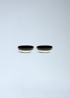 Serax x Ann Demeulemeester Set Of Two Dé Bowls Black wps0691781