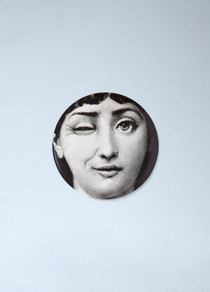 Fornasetti Tema e Variazioni N.130 Wall Plate White wps0691799