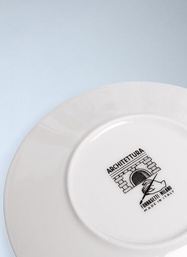 Set Of Six Architettura Teacup And Saucer Set Fornasetti Set Of Six Architettura Teacup And Saucer Set White wps0691808