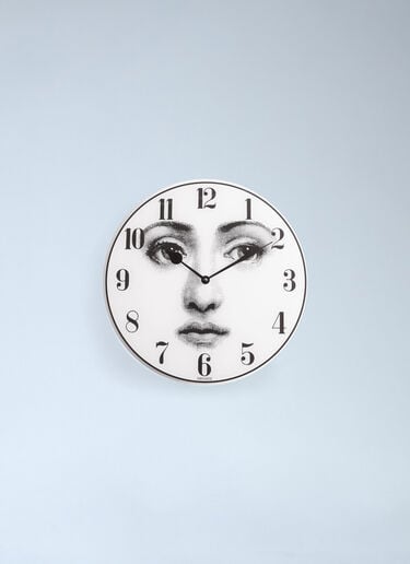 Fornasetti Viso Wall Clock White wps0691815