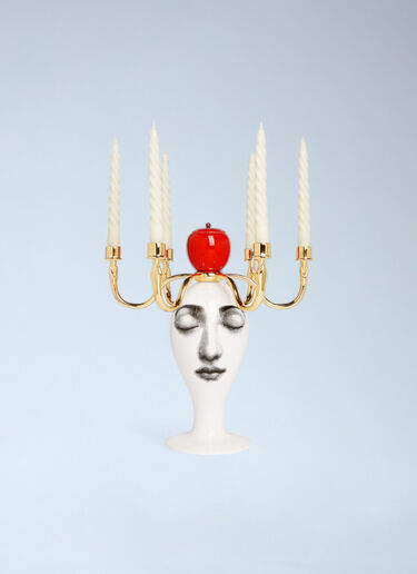 Sul Tardi Candelabra With Candle Fornasetti Sul Tardi Candelabra With Candle Multicolour wps0691832
