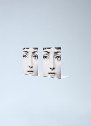 Fornasetti Viso Bookends White wps0691845
