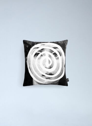 Fornasetti Tema e Variazioni N.18 And N.297 Cushion Black wps0691884