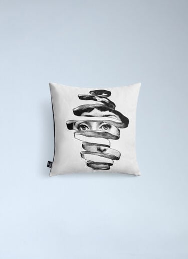 Fornasetti Tema e Variazioni N.18 And N.297 Cushion Black wps0691884