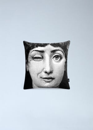 Fornasetti Tema e Variazioni N.82 And N.130 Cushion Black wps0691885