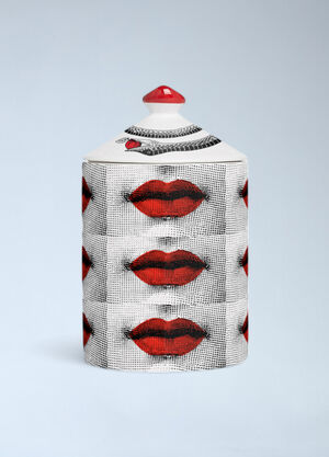 Fornasetti Small Se Poi Bocche Candle Multicolour wps0691906