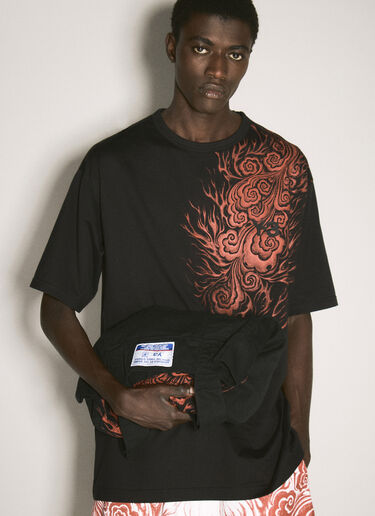 Logo Print Tote Bag Y-3 JFA Logo Print Tote Bag Black yjf0158016