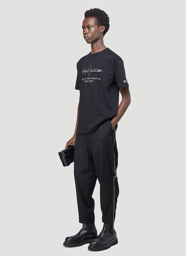 Yohji Yamamoto Logo T-Shirt Black yoy0142013