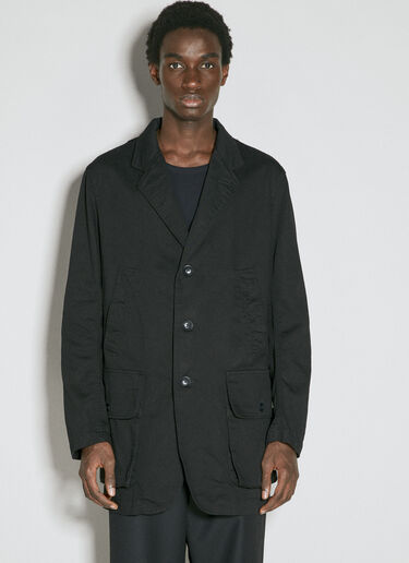 J-Box PK Single-Breasted Blazer Yohji Yamamoto J-Box PK Single-Breasted Blazer Black yoy0154002