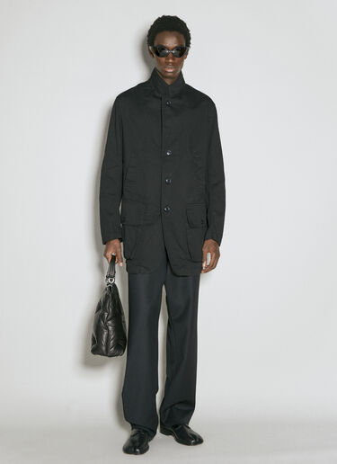 Yohji Yamamoto J-Box PK Single-Breasted Blazer Black yoy0154002