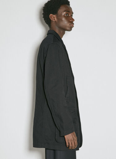 Yohji Yamamoto J-Box PK Single-Breasted Blazer Black yoy0154002