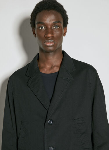 Yohji Yamamoto J-Box PK Single-Breasted Blazer Black yoy0154002