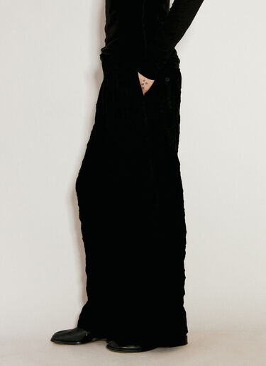 G-Standard 细带长裤 Yohji Yamamoto G-Standard 细带长裤 黑色 yoy0154006