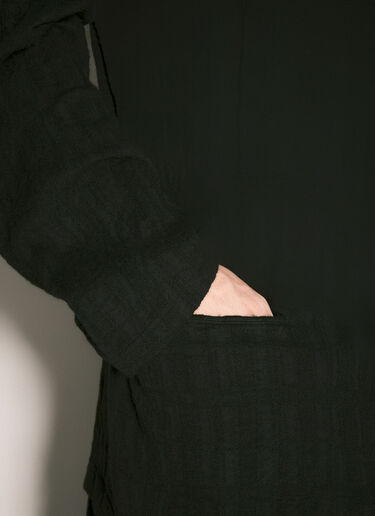 Yohji Yamamoto 纹理衬衫夹克  黑色 yoy0158012
