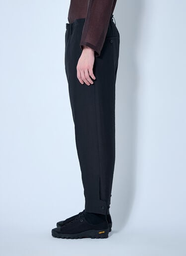 Yohji Yamamoto 조임끈 트랙 팬츠  블랙 yoy0160005