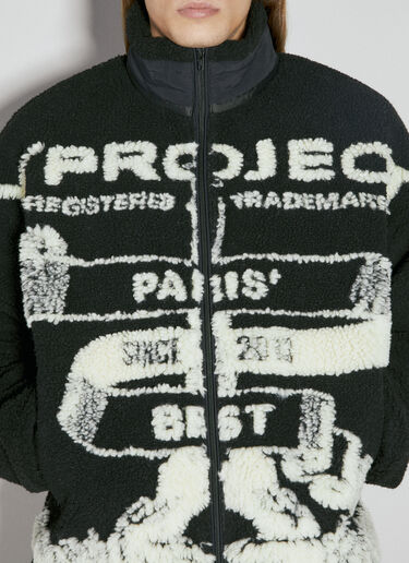 Y/PROJECT Paris' Best 提花抓绒夹克 黑色 ypr0153002