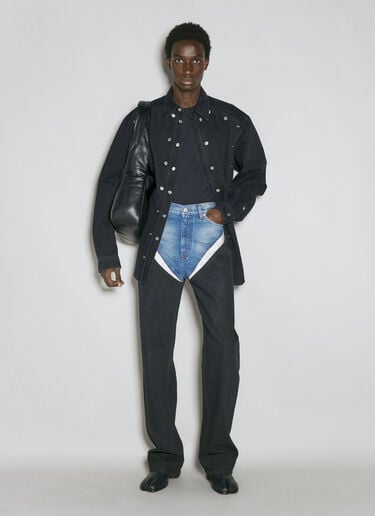 Cut Out Denim Jeans Y/PROJECT Cut Out Denim Jeans Black ypr0153013
