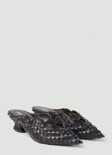 x Melissa Point Mules Y/Project x Melissa Point Mules Black ypr0252036