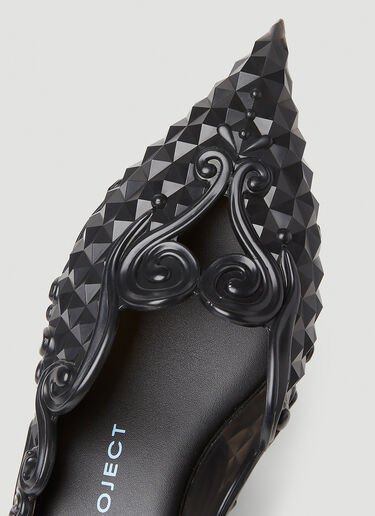 x Melissa Point Mules Y/Project x Melissa Point Mules Black ypr0252036