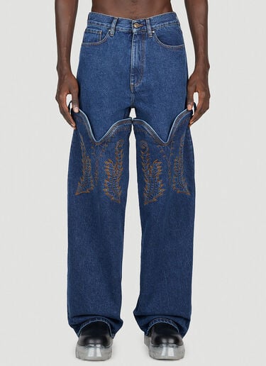Cowboy Cuff Jeans Y/Project Cowboy Cuff Jeans Blue ypr0352006