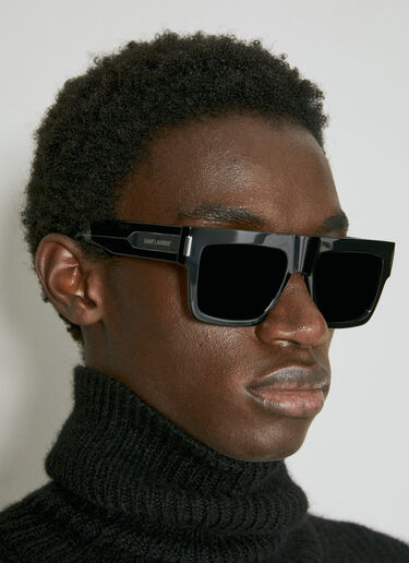 SL 628 Square Sunglasses Saint Laurent SL 628 Square Sunglasses Black yss0154001