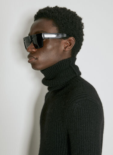SL 628 Square Sunglasses Saint Laurent SL 628 Square Sunglasses Black yss0154001